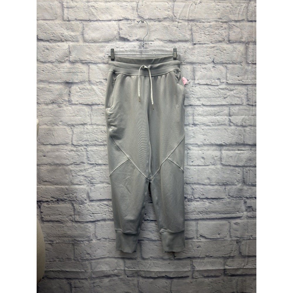 Lululemon Joggers Women's Size 4 Grey‎ Good SoulCycle Scuba High-Rise Sweatpants